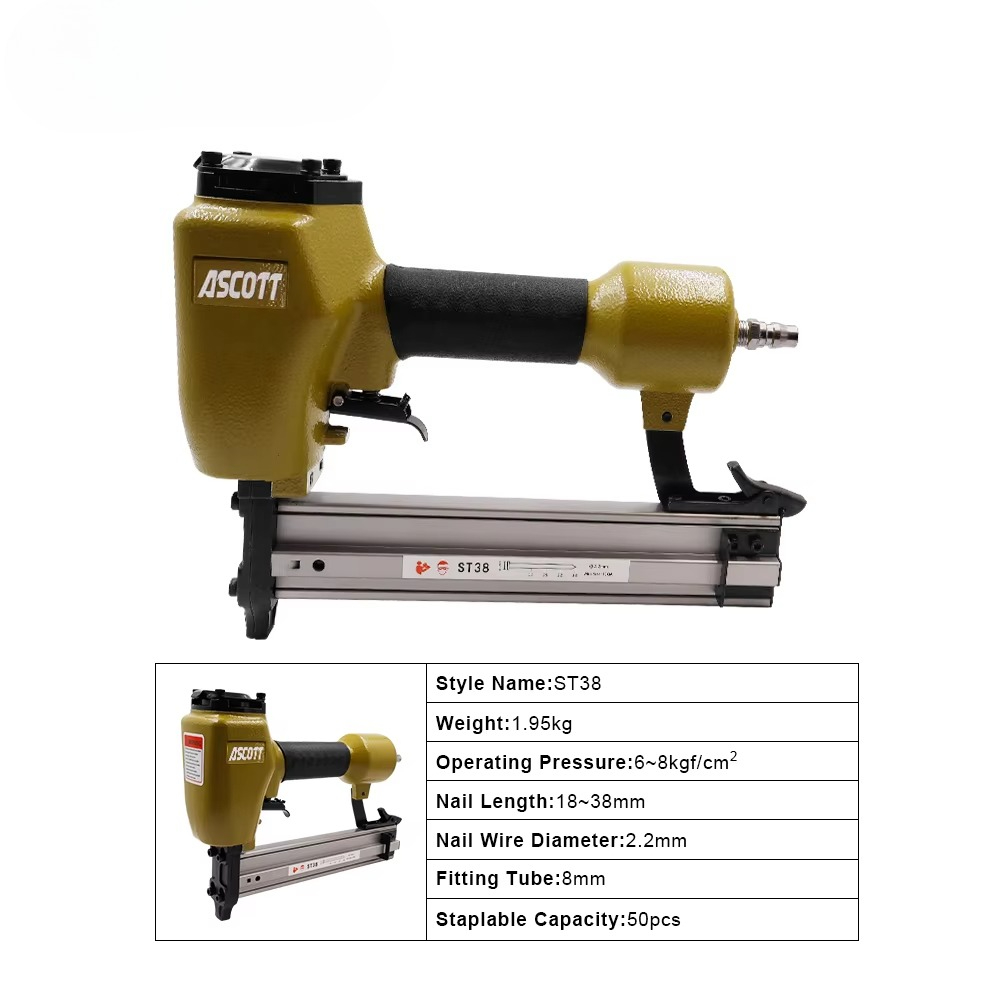 Nail Gun Brad - ST38 14GA Heavy Pneumatic Nailer for