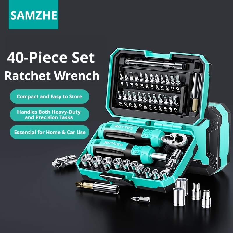 SAMZHE 40Pcs Combination Ratch - Power Tools Catalogue ulasan dan harga