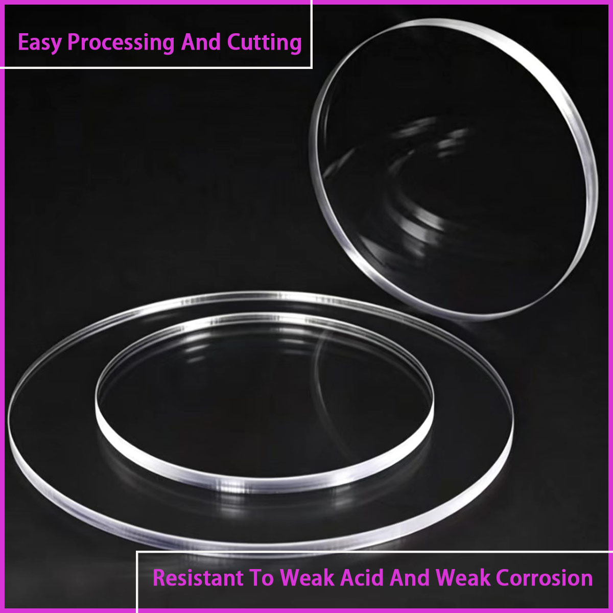 Transparent acrylic circular p - Power Tools Windows 10 ulasan dan harga