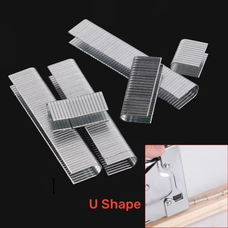 1000PC U/T/Door Shaped Staples - Nail Gun Brad ulasan dan harga