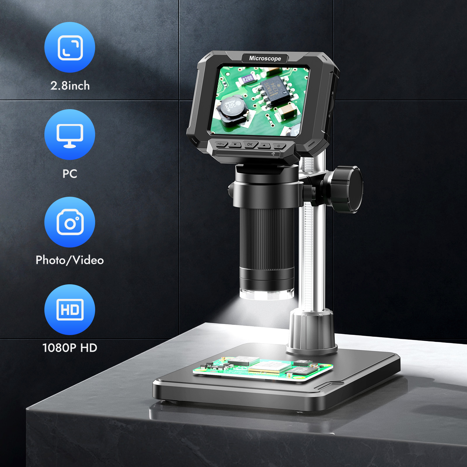 2.8inch Digital Coin Microscop - Power Tools Windows ulasan dan harga