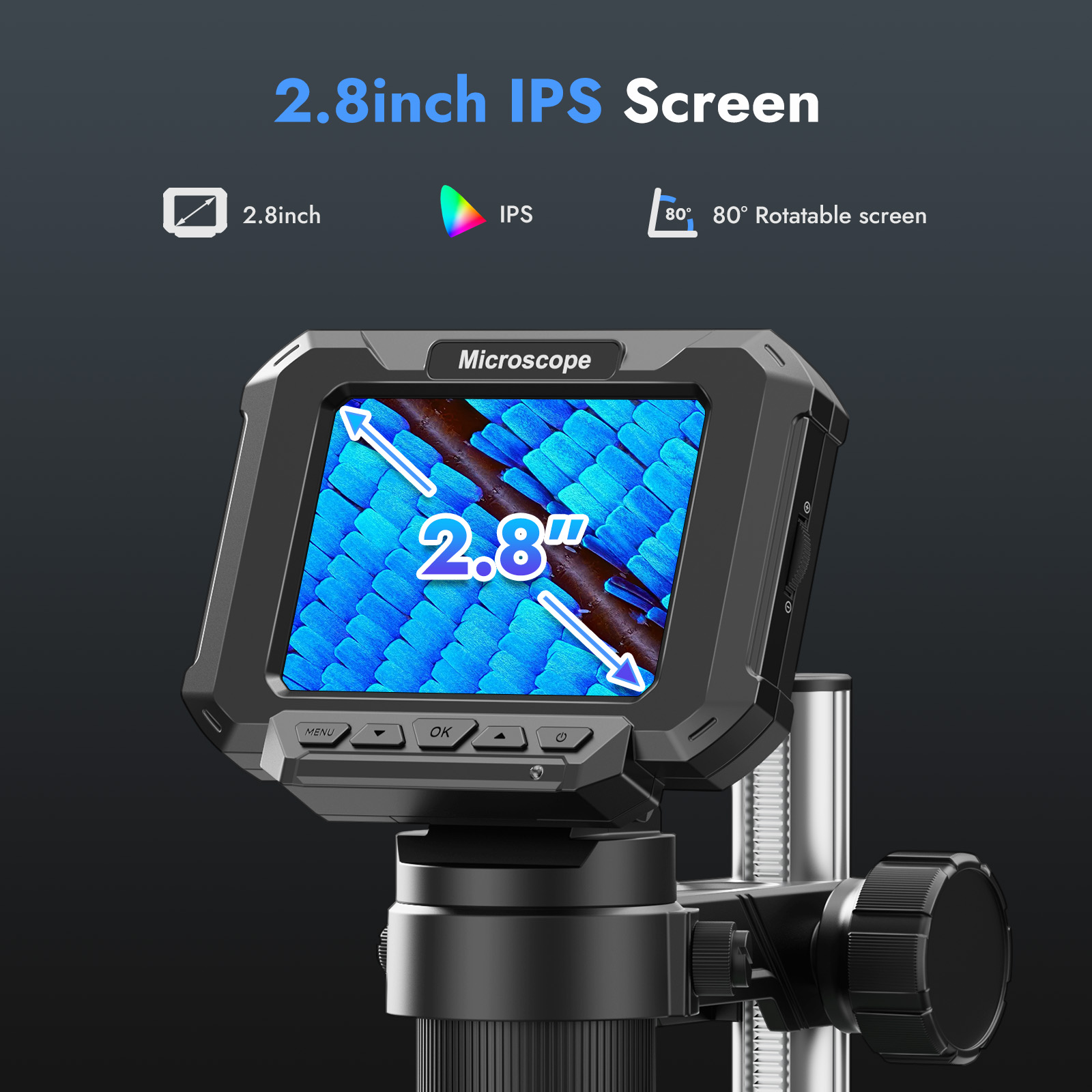 2.8inch Digital Coin Microscop - Power Tools Windows ulasan dan harga