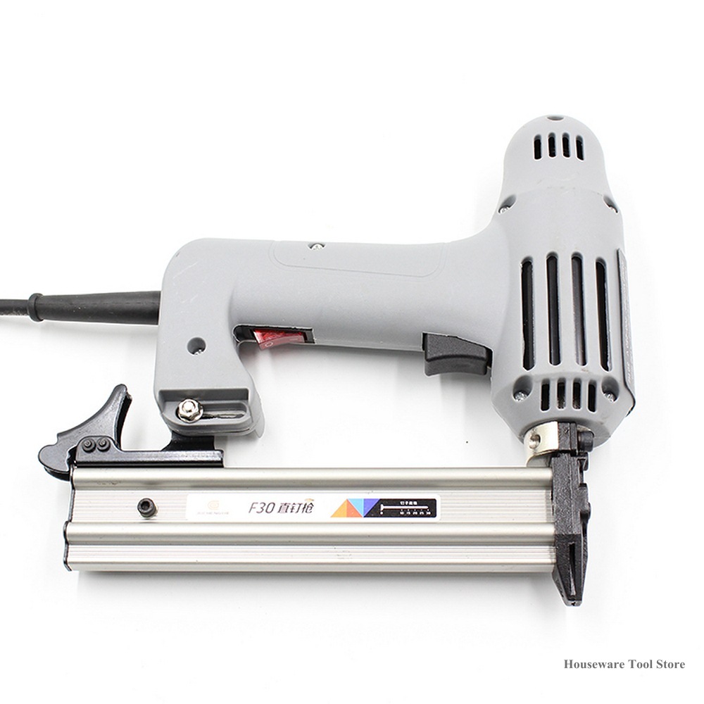 220V Electric Stapler Straight - Nail Gun Brad ulasan dan harga