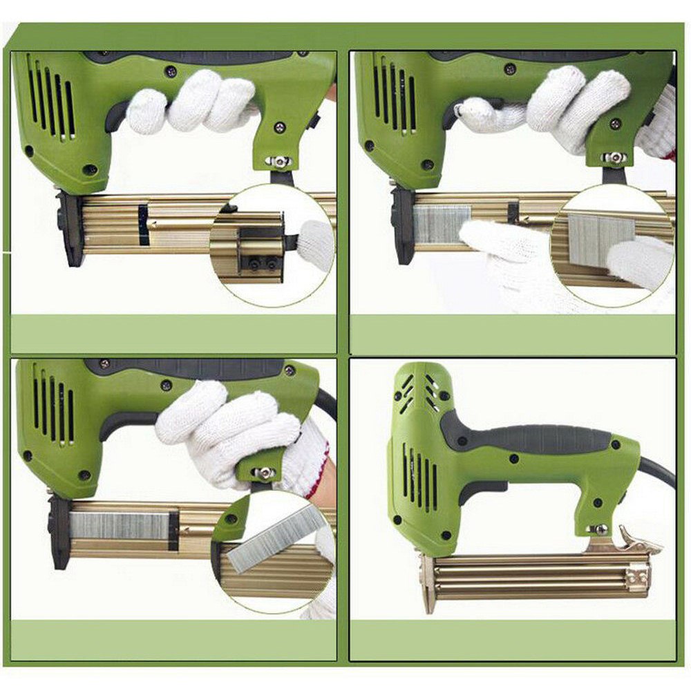 220V Electric Stapler Straight - Nail Gun Brad ulasan dan harga