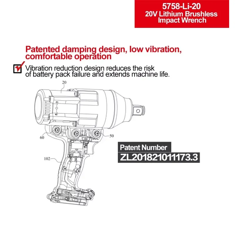 Devon 20V large torque three t - Power Tools Battery ulasan dan harga