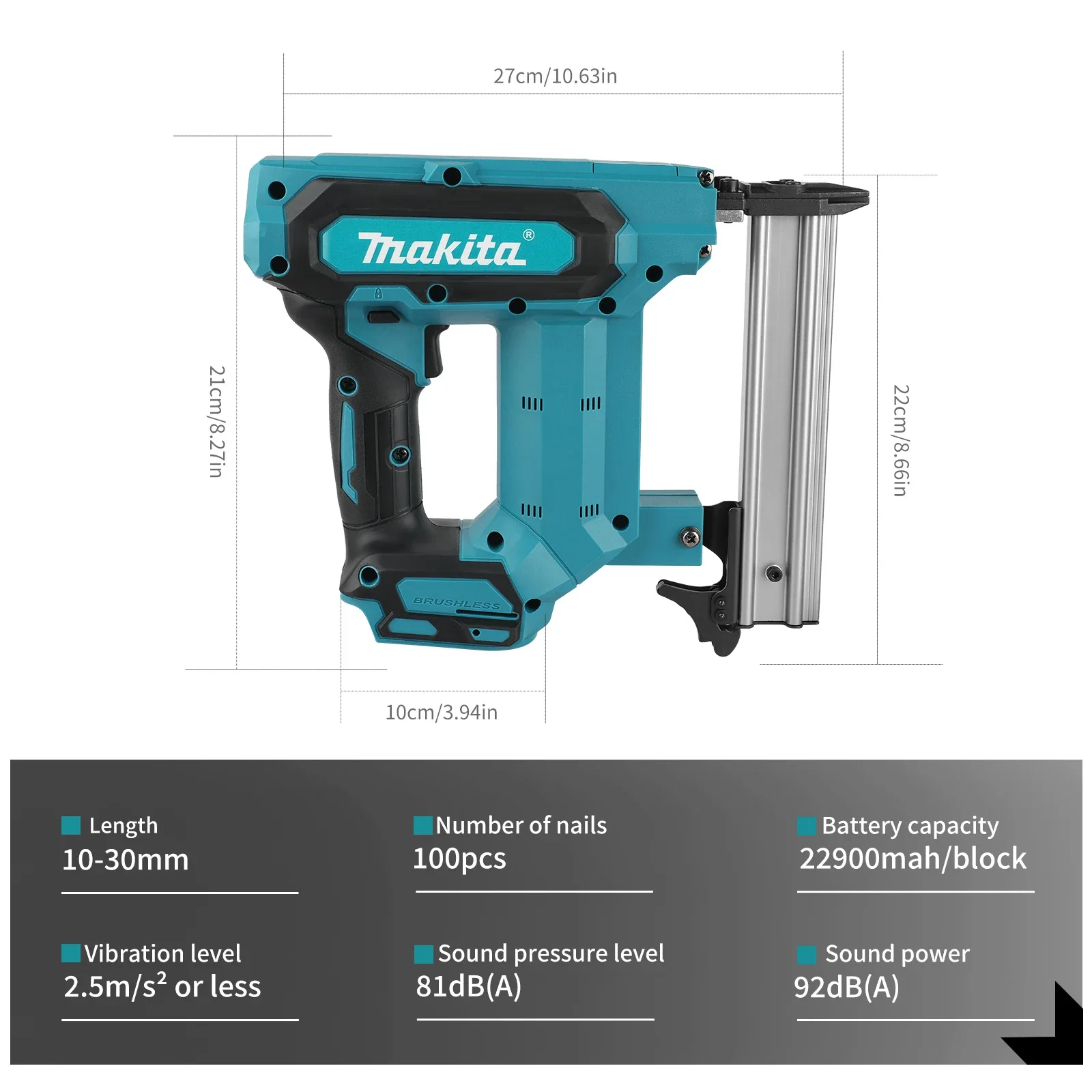 Makita F30 Rechargeable F Brad - Nail Gun Brad ulasan dan harga
