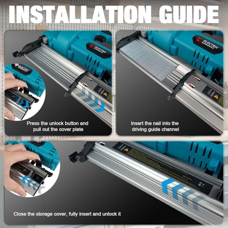 Electric Goddess Brushless Ele - Nail Gun Brad ulasan dan harga