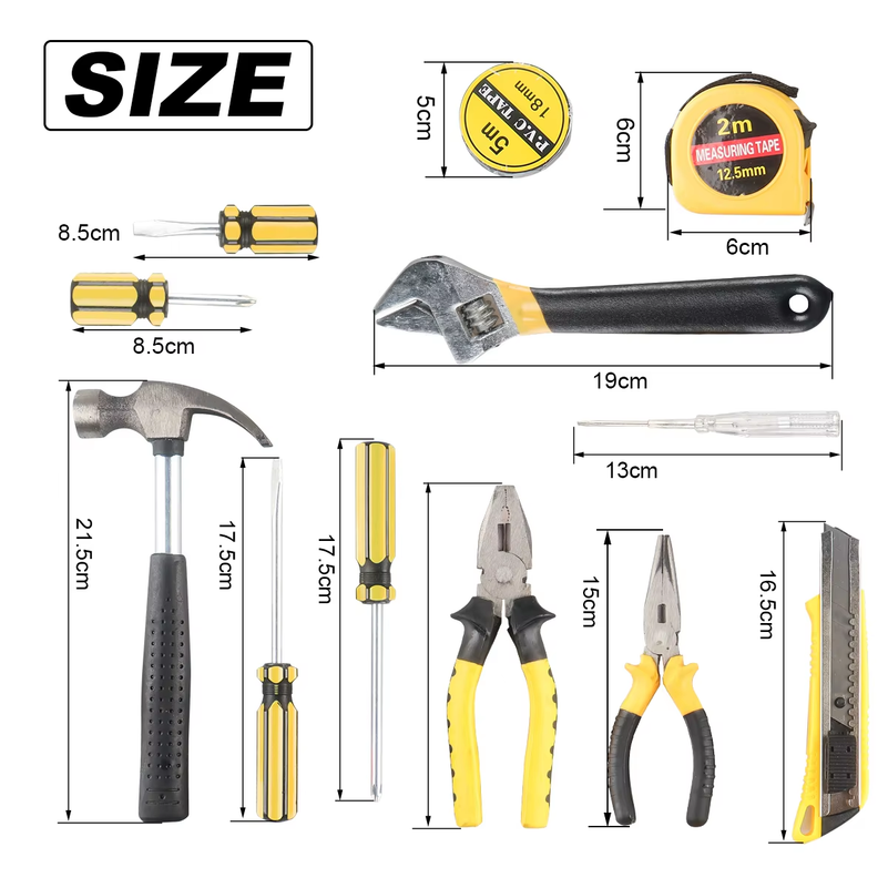 8/9/12/13Piece Tools Set Gener - Power Tools Catalogue ulasan dan harga