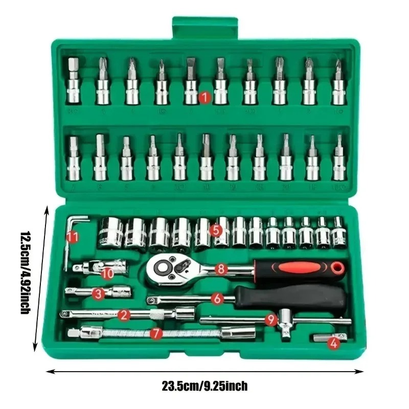 New 46-piece Socket Wrench Too - Power Tools Catalogue ulasan dan harga