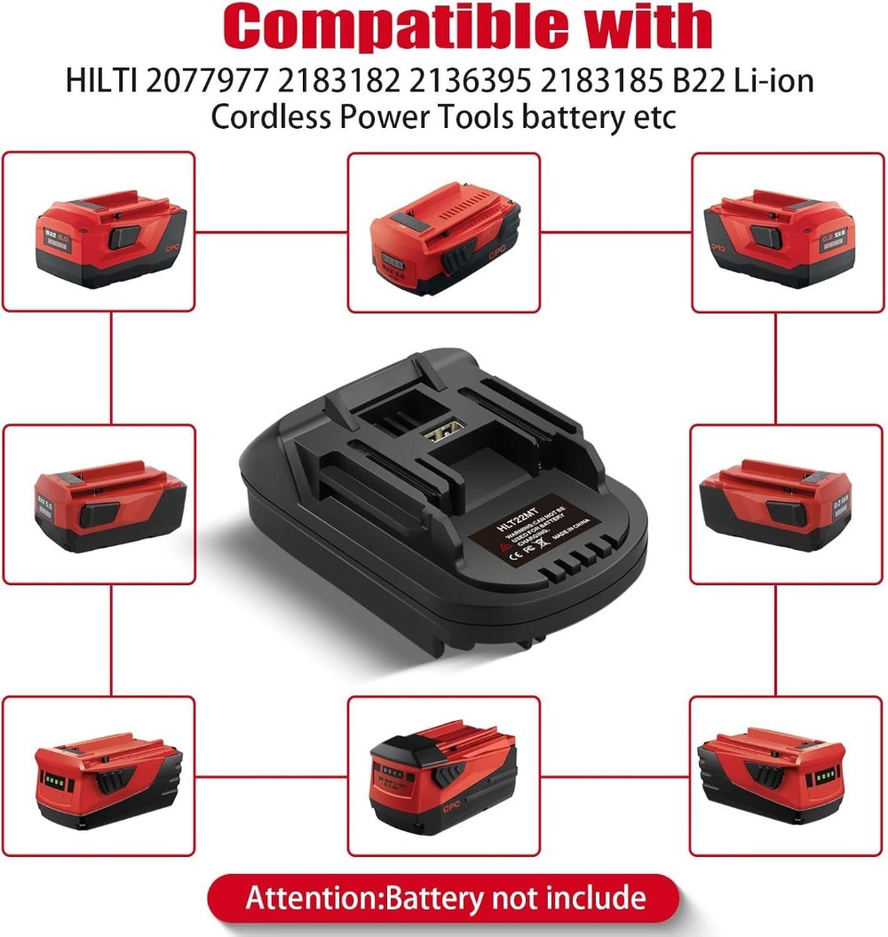 Battery Adapter for Hilti to f - Power Tools Hilti ulasan dan harga