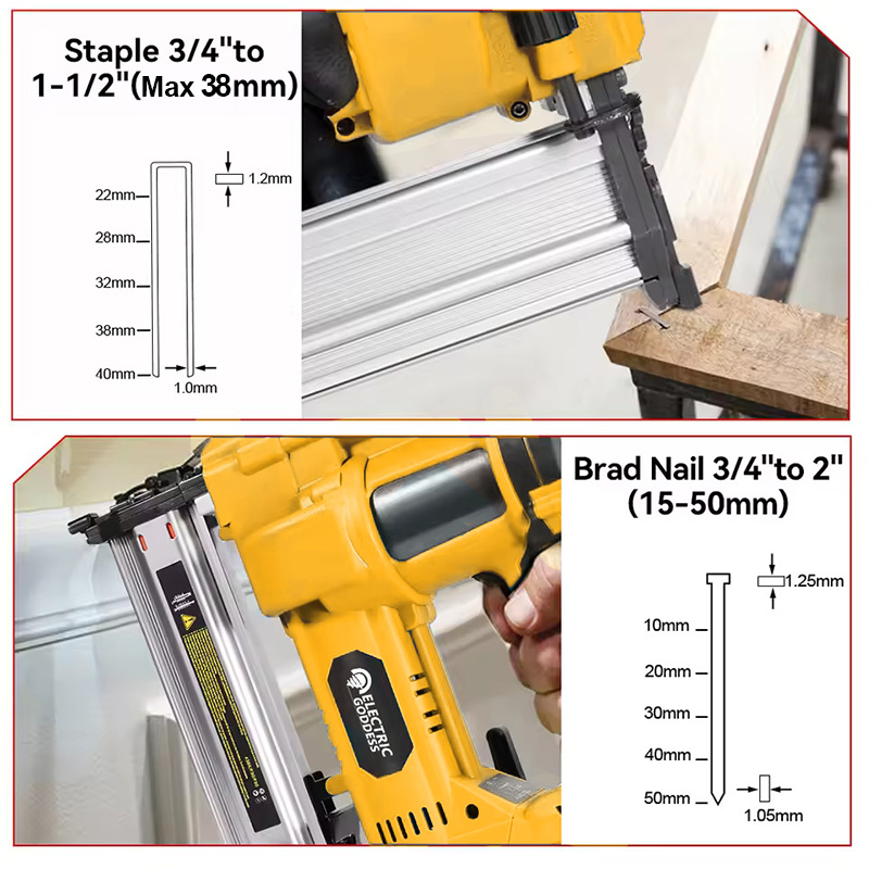 Brushless Electric Brad Nail G - Nail Gun Brad ulasan dan harga