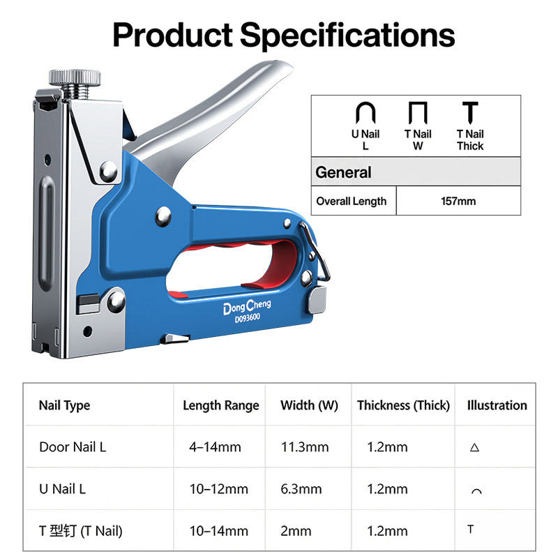 3-in-1 Nail Gun Carbon Steel F - Nail Gun Brad ulasan dan harga